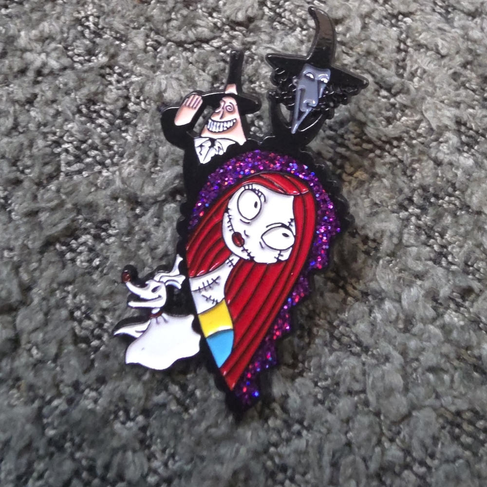 Vibrant Sally Enamel Art Pin -Nightmare Before Christmas